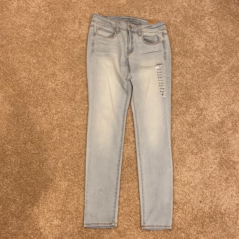 AEO super stretch jeggings size 6 nwt